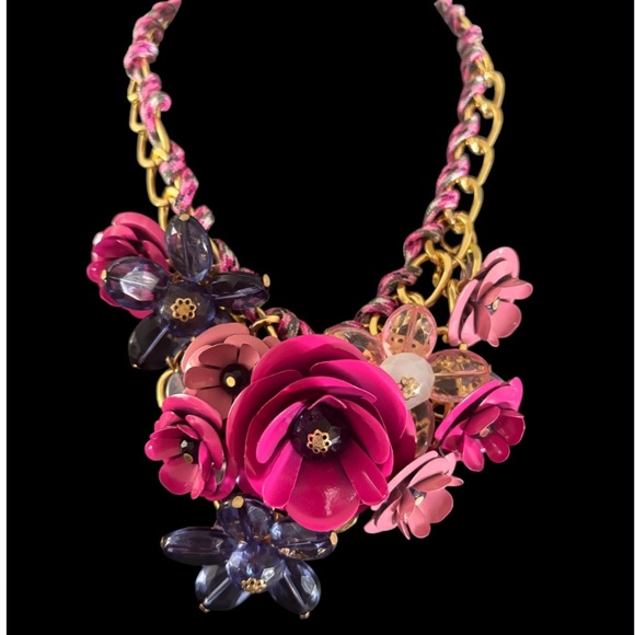 Aratta Silent Journey Floral Fields Statement Necklace NWOT - Picture 2 of 5